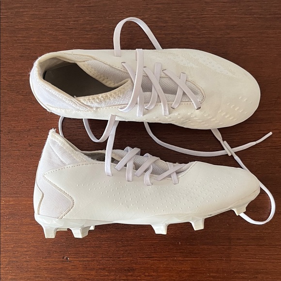 Adidas Predator Soccer Cleats White Kids - Picture 1 of 6